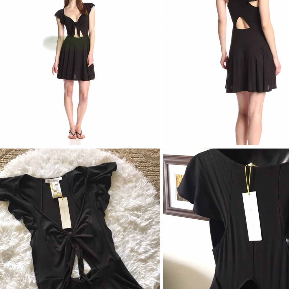 BCBGeneration Stretchy Knit Cutout Dress